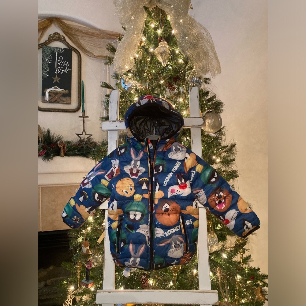 Warner Bros. Looney Tunes Kids Jacket - Blue and Black 3T